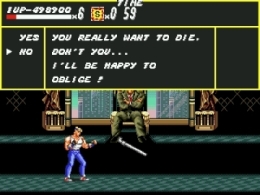 You can threaten me all you want, but I still have 2 continues left, douchebag.